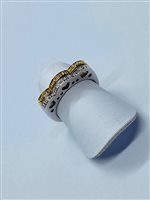 Anello Gioie Gobbo Donna Cuori in Oro Diamante 0.14 Ct ANOB79OB014 - ANOB79OB014